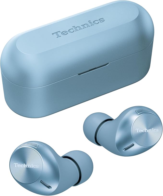 Technics EAH-AZ40M2-N Wireless Earphones, Bluetooth, Noise Cancelling, 3-Device Multi-Point, IPX4, LDAC Compatible, High Resolution Sound Quality Playback, App Compatible, Rose Gold