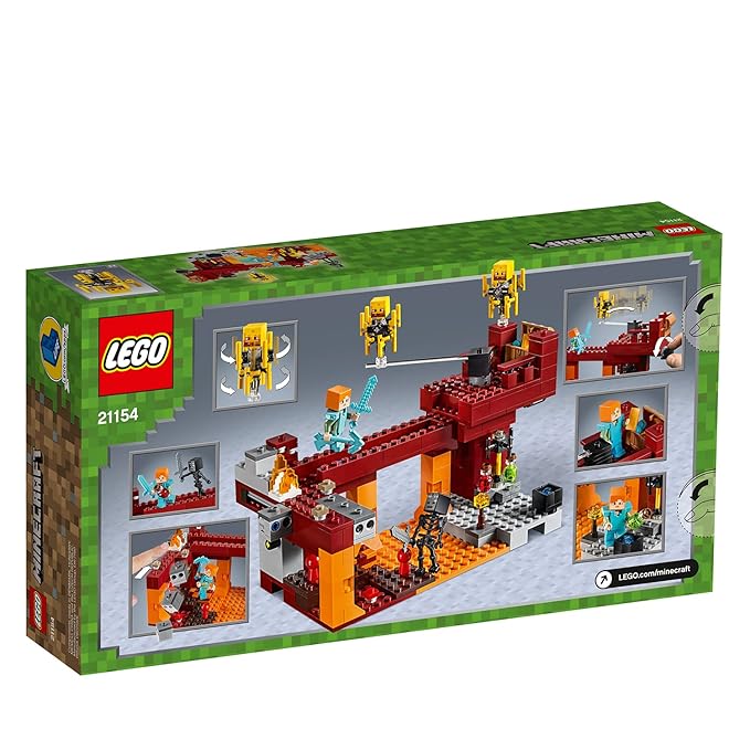 LEGO Minecraft The Blaze Bridge 21154 Building Kit (372 Pieces)