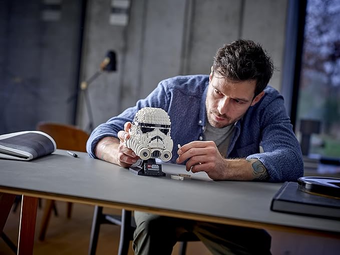 LEGO Star Wars Stormtrooper Helmet 75276 Collectible Building Kit (Multicolor) - 647 Pieces