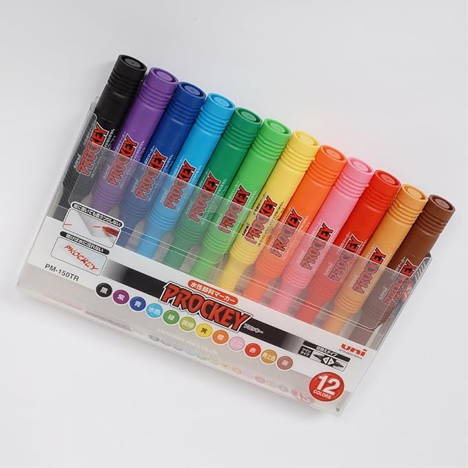 Uni Mitsubishi Pencils Prockey Twin Water-Based Marker Pens