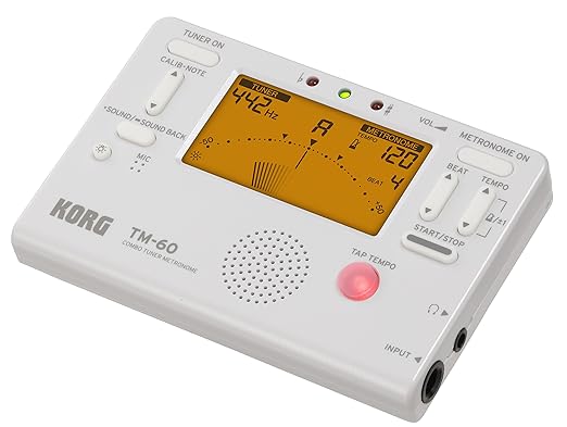 Korg Tuner Metronome TM-60 -White TM-60-WH
