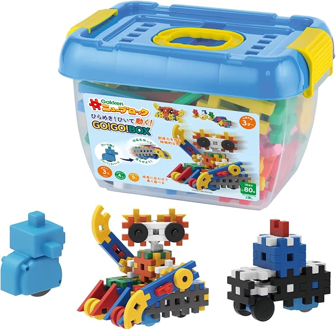 Gakken 83224 New Block Inspiration! Move! Go! Box (Recommended Age: 3 years and up)