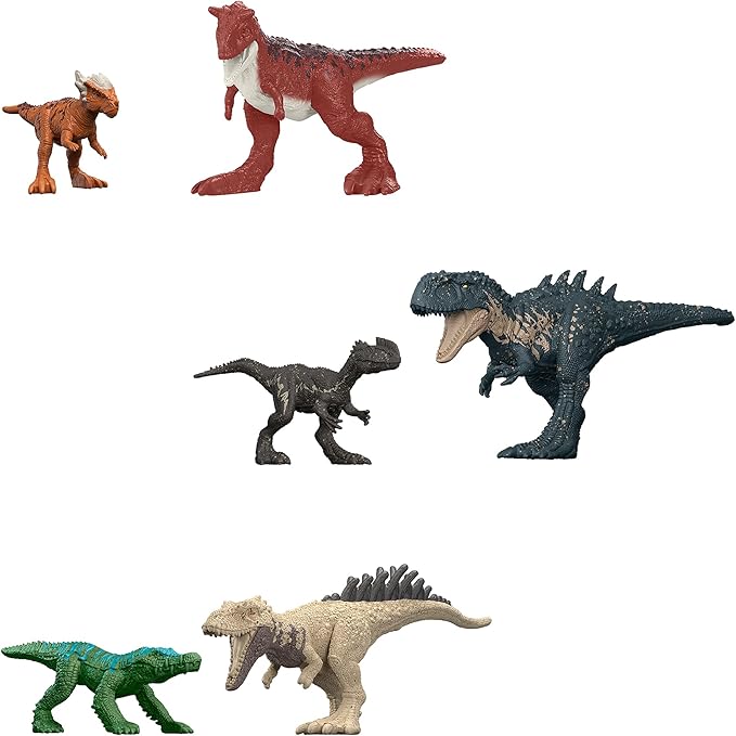 Mattel Jurassic World 986L-GWP38 Mini Figure, Box Assortment, 2025, Kids Figure, Blind Box, Dinosaur, Toy, 3 Years Old and Up Multi