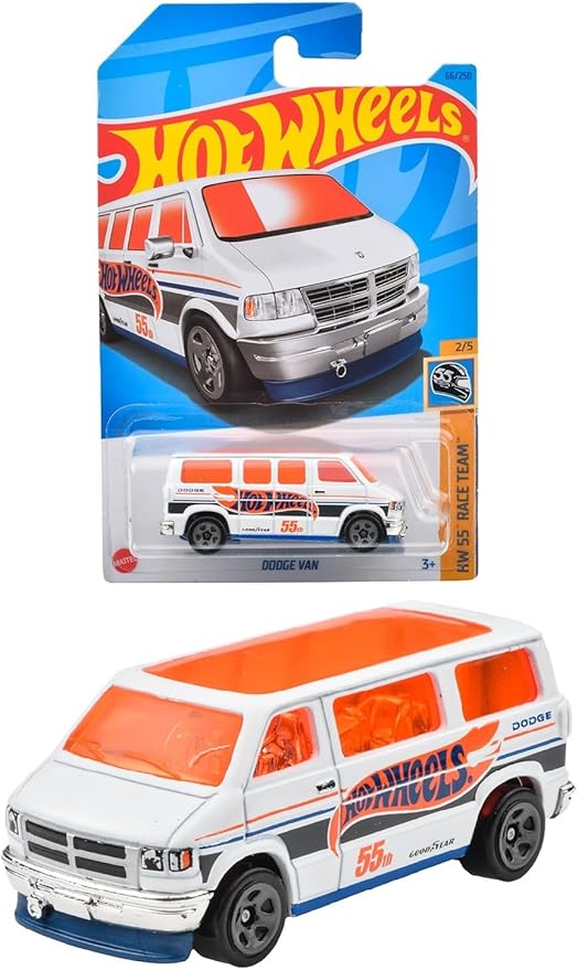 Hot Wheels HNK19 Basic Car Dodge Van (3 Years Old and Up)