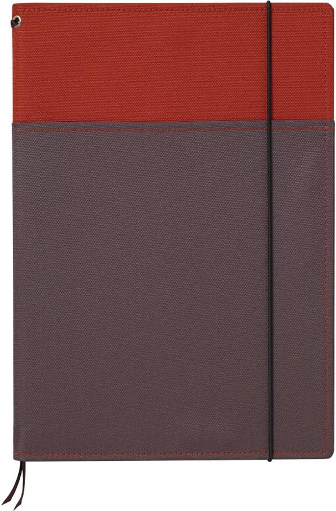 Kokuyo Cover Notebook<システミック>Storage for 2 notebooks. Manage your notebooks and schedules in one volume. Includes a pocket to store pens and other small items., navy blue