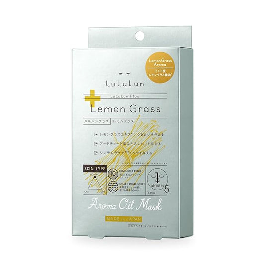 Lululun Plus -Lemon Grass- Mask 30ml/1fl.oz x 5 Sheets