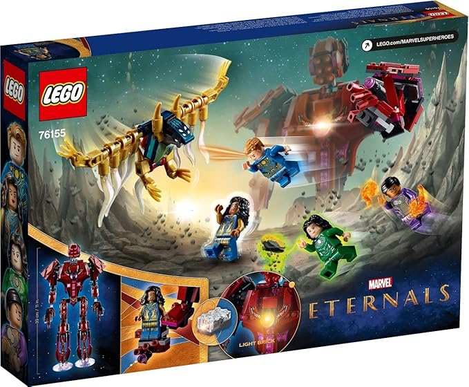 LEGO Marvel The Eternals in Arishem's Shadow 76155 Building Kit,Multicolor, 493 Pcs