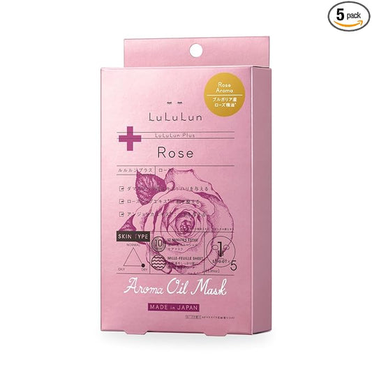 Lululun Plus -Rose- Mask 30ml/1fl.oz x 5 Sheets