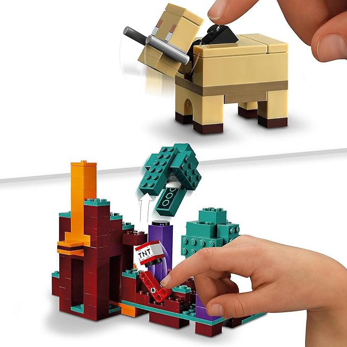 LEGO Minecraft Warped Forest 21168 Toy Blocks|Present|Video Game|Boys|Girls|Ages 8 And Up|Multicolor
