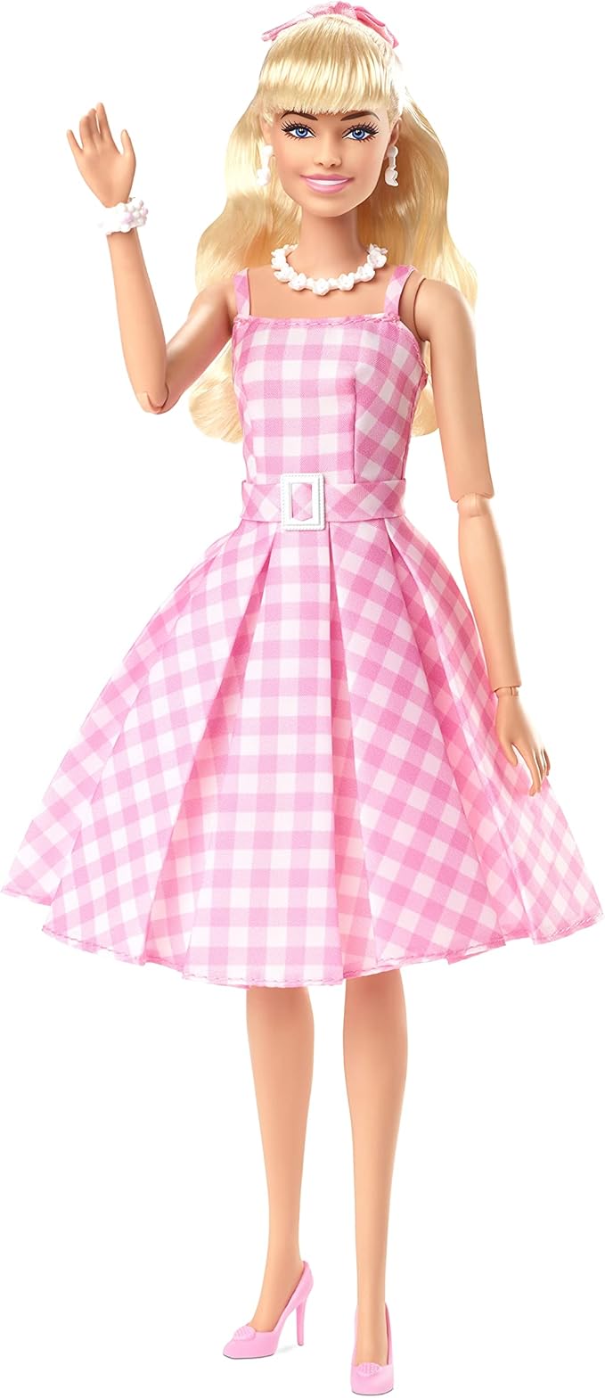Mattel Barbie HPJ96 Movie Barbie Gingham Dress Doll