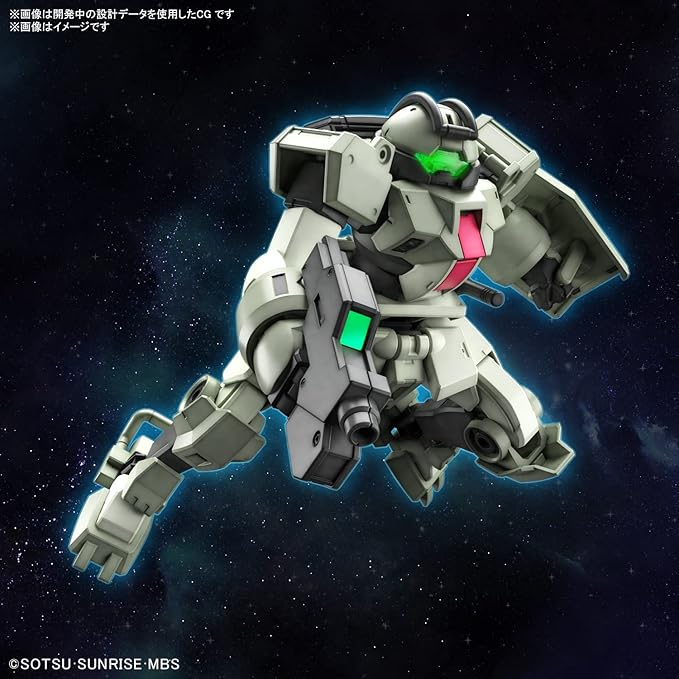 Bandai Hg Mobile Suit Gundam Mercury Witch Demi Trainer 1/144 Scale Color-Coded Plastic Model