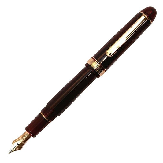 Platinum Fountain Pen 3776 Century Burgundy Pen, wine, medium nib