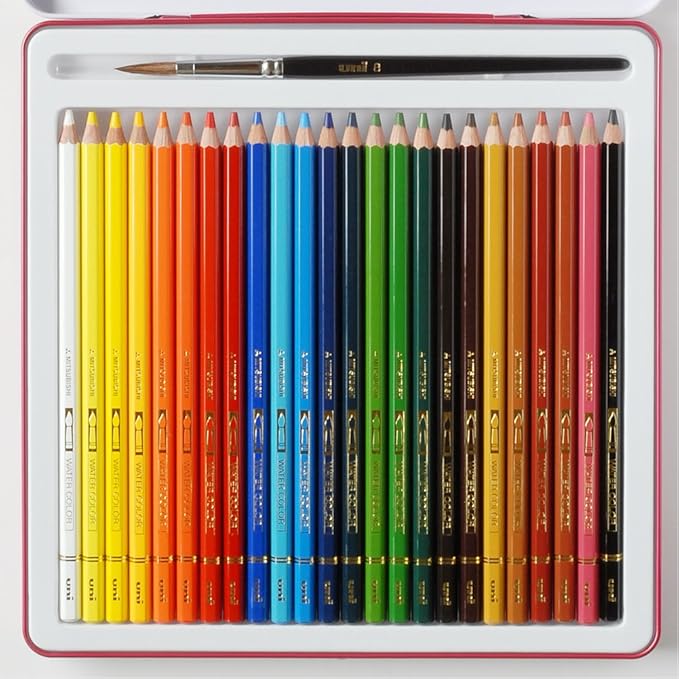 Uni Mitsubishi Pencil Watercolor Pencil Uni Watercolor 24 Colors UWC24C