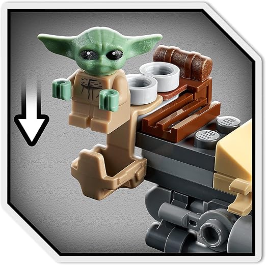 LEGO 75299 Star Wars: The Mandalorian Trouble on Tatooine Building Set with Baby Yoda The Child Figure, Season 2 Playset