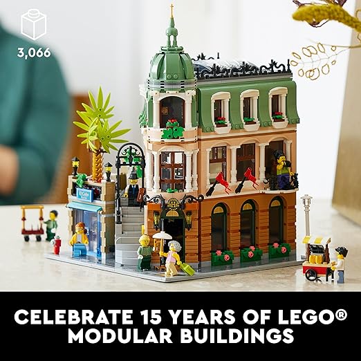 LEGO Boutique Hotel 10297 Building Kit (3,066 Pieces) Multicolor