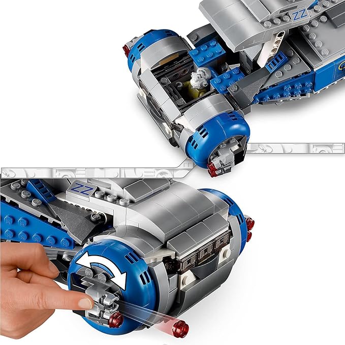 LEGO 75293 Star Wars Resistance I-TS Transport Shuttle Toy with Rebels Figures, Disney World Building Set