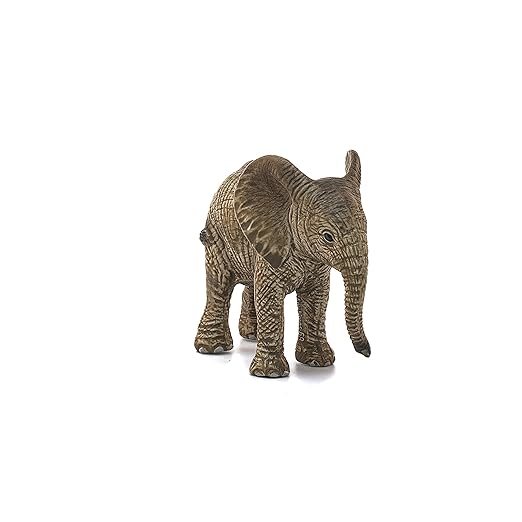 Schleich North America African Elephant Calf Toy Figure