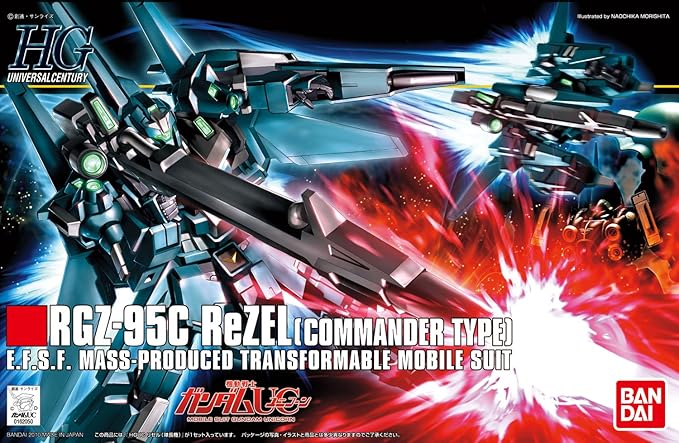 Gundam RGZ-95C ReZel Commander Type HGUC 1/144 Scale