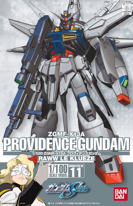 Gundam Seed Providence Gundam 1/100 Scale Model Kit By Bandai