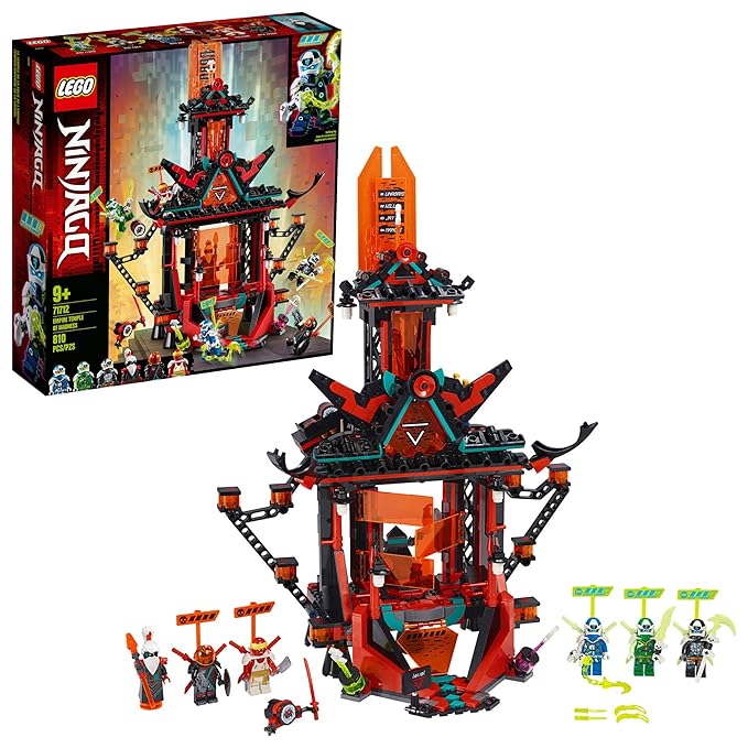LEGO Ninjago Empire Temple of Madness 71712 Ninja Temple Building Kit, New 2020 (810 Pieces)