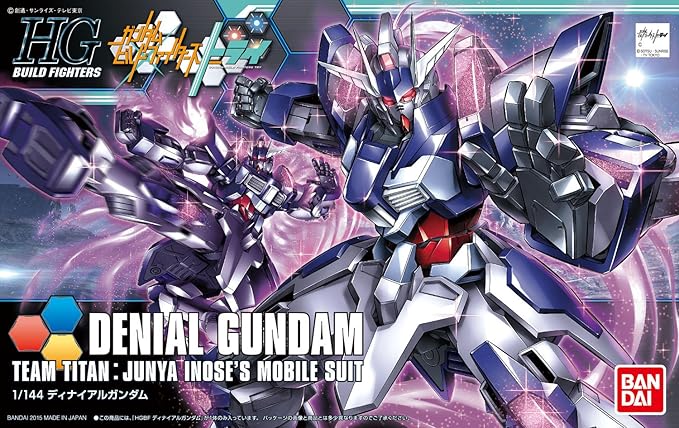 Bandai Hobby HGBF 1/144 Denial Gundam "Gundam Build Fighters" Model Kit
