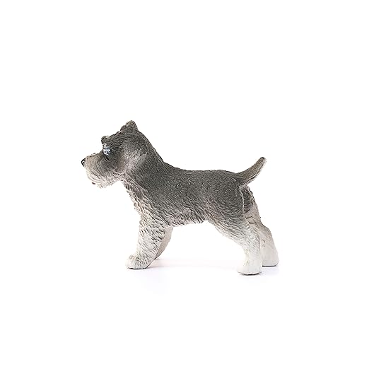 Schleich Farm World, Animal Figurine, Farm Toys for Boys and Girls 3-8 Years Old, Miniature Schnauzer