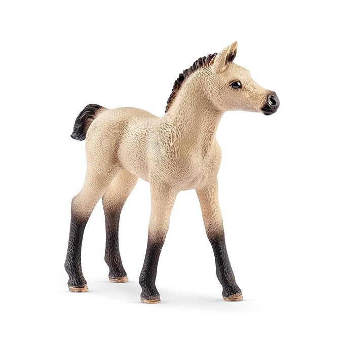 Schleich Horse Club Stall with Arabian Horses & Groomer Toy Figure