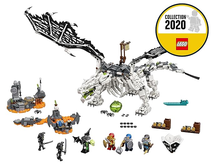 LEGO Ninjago Kids Skull Sorcerer's Dragon 71721 Building Set (Multicolor) (51 Pieces)