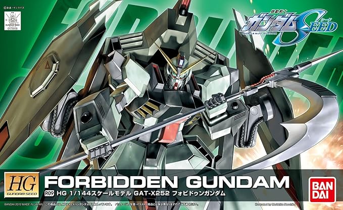 Bandai Gundam Hobby R09 Forbidden "Remaster" Hg Bandai Gundam Seed Action Figure