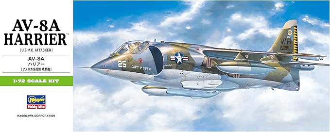HASEGAWA 00240 1/72 AV-8A Harrier