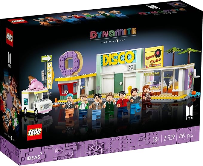 LEGO Ideas BTS Dynamite 21339 Building Block Set, Toy, Present, Birthday, Blocks