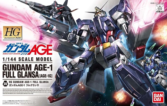 Bandai Hobby #35 Gundam Age-1 Full Gransa Gundam AGE 1/144 High Grade Figure Model Kit