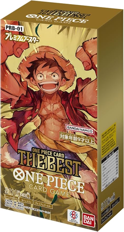 BANDAI ONE PIECE Card Game Premium Booster ONE PIECE CARD THE BEST (BOX) 10 Pack