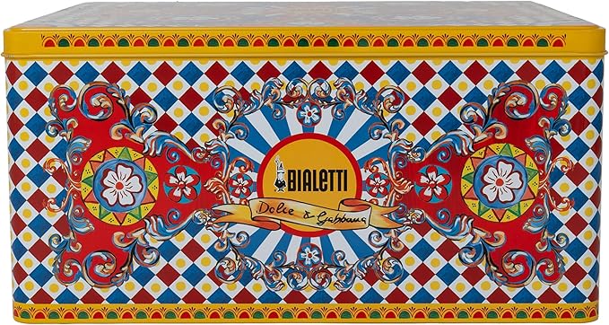 Bialetti Dolce & Gabbana Mocha Express & Espresso Cup Set, Direct Fire