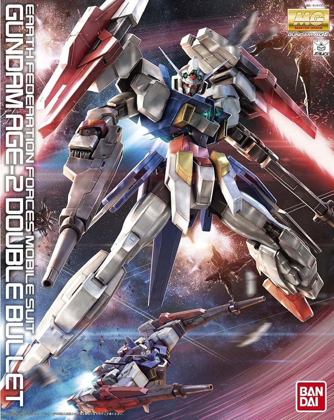 Bandai Hobby MG Gundam Age-2 Double Bullet Model Kit 1/100 Scale