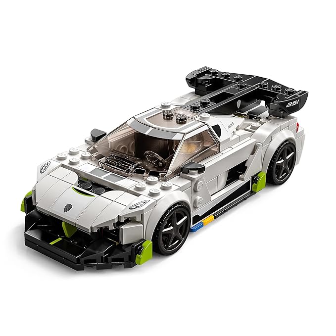LEGO Speed Champions Koenigsegg Jesko 76900 Building Kit (280Pieces), White