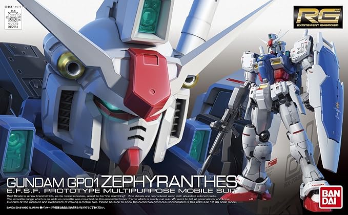 Bandai Hobby - #12 RX78GP01 Gundam GP01 Zephyrantes, Bandai RG