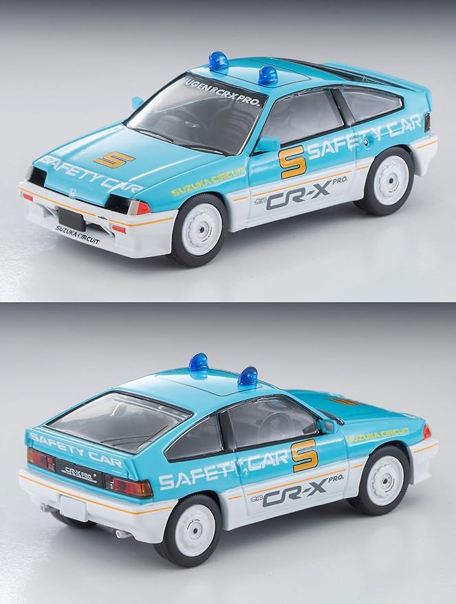 Tomica Limited Vintage Neo 1/64 LV-N318a Honda Ballard Sports CR-X MUGEN CR-X PRO Suzuka Circuit Safety Car, Light Blue/White Finished Product