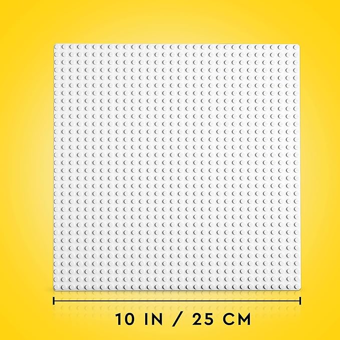 LEGO Classic White Baseplate 11026 Building Kit for Kids (1 Piece)