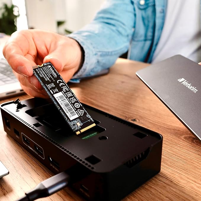 Verbatim Internal SSD 1TB NVMe PCIe Gen 4.0x4 PCIe4.0 Up to 5000MB/s Safe Domestic Support for IO Data Devices Vi5000 Series 31826