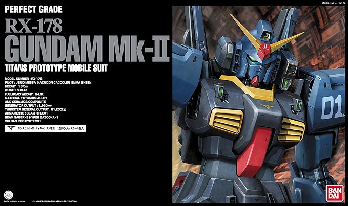 Bandai RX-178 Gundam Mk-II Titans PG 1/60 Scale