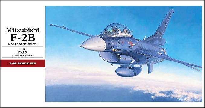Hasegawa 1/48 Air Self-Defense Force Mitsubishi F-2B Plastic Model PT29