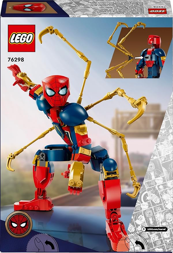 LEGO Super Heroes Marvel Iron Spider-Man Construction Figure 76298(303 Pieces)