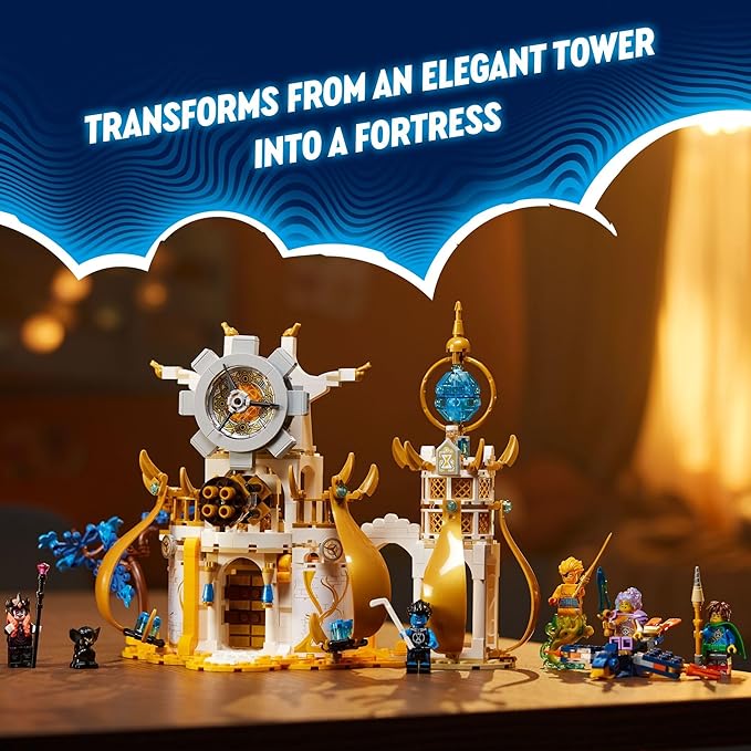 LEGO Dreams The Sandman’s Tower, Kids’ Castle Toy Playset with Toy Spider and Bird, Fantasy Gift for Girls and Boys Aged 9 and Up, 71477
