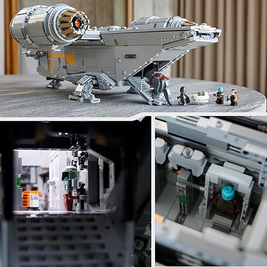 LEGO Star Wars The Razor Crest UCS Set, Ultimate Collectors Series Starship Model Kit for Adults, Large Iconic The Mandalorian Memorabilia Collectable, 75331