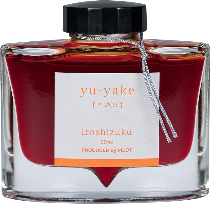 Pilot Iroshizuku Bottled Fountain Pen Ink, Yu-Yake, Sunset, Orange (69210)