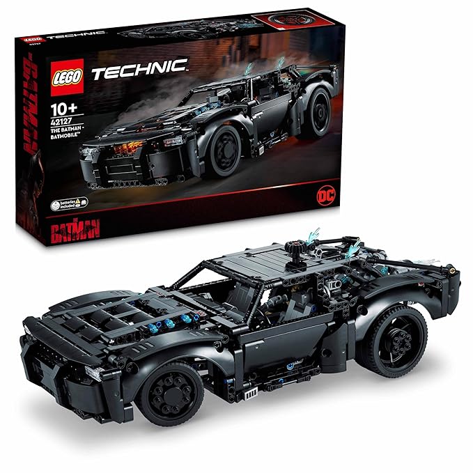LEGO Technic The Batman Batmobile 42127 Model Building Kit (1,360 Pcs),Multicolor