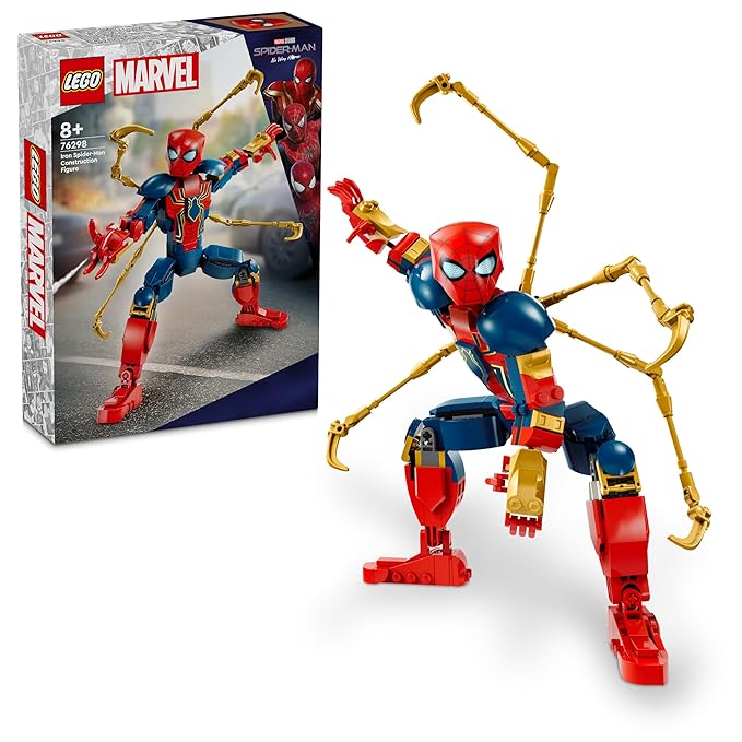 LEGO Super Heroes Marvel Iron Spider-Man Construction Figure 76298(303 Pieces)