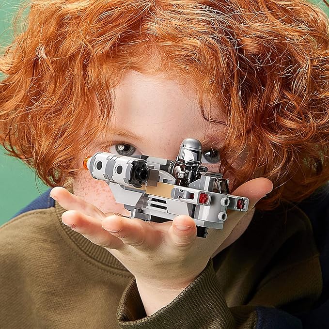 LEGO Jaiman Toys Lego 75321 Star Wars The Razor Crest Micro fighter Toy Building Kit For Kids Aged 6 And Up; Quick-Build, Stud-Shooting Star Wars: The Mandalorian Gunship For...