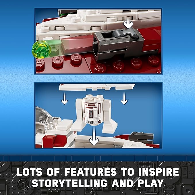 LEGO Star Wars OBI-Wan Kenobi’s Jedi Starfighter 75333 Building Kit (282 Pieces)